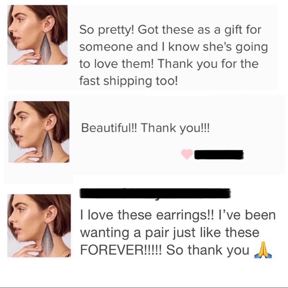 🌈2/$30 New Free People Beaded Ombré Earrings - Picture 3 of 3